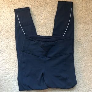 Run tights size 4 true navy